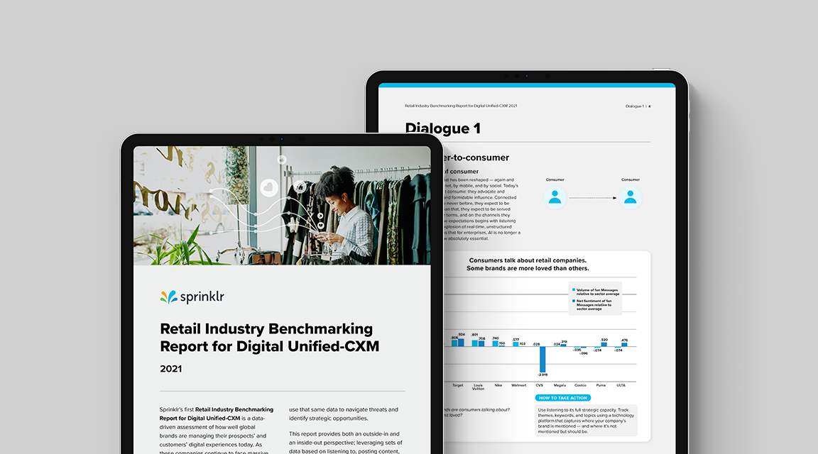 Retail Industry Benchmarking Report for Digital Unified-CXM