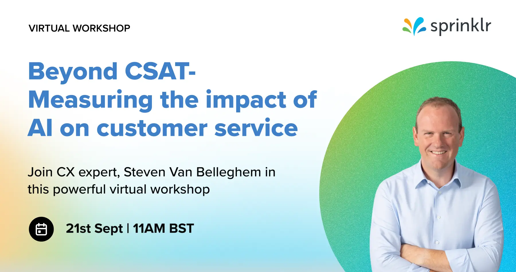Event Hero Image - Beyond CSAT: Measuring the impact of AI on customer service