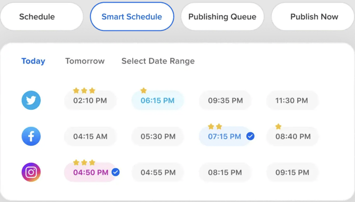 Sprinklr-s Scheduling feature