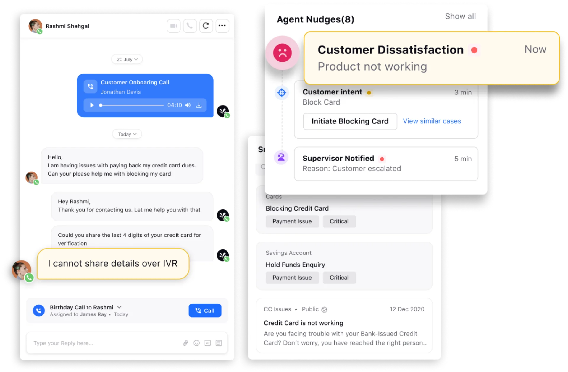 Real-time sentiment detection with Sprinklr Conversational AI Software