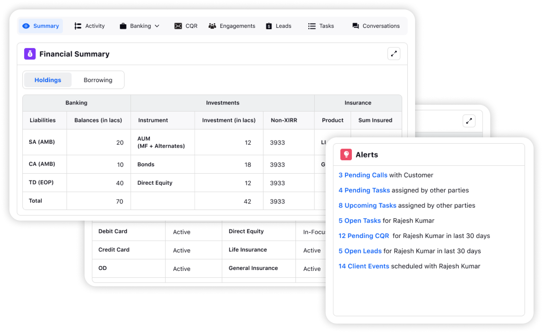 Access customer history to improve conversion