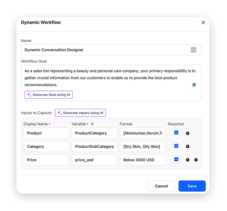 Generative AI powered Conversational Bot@3x