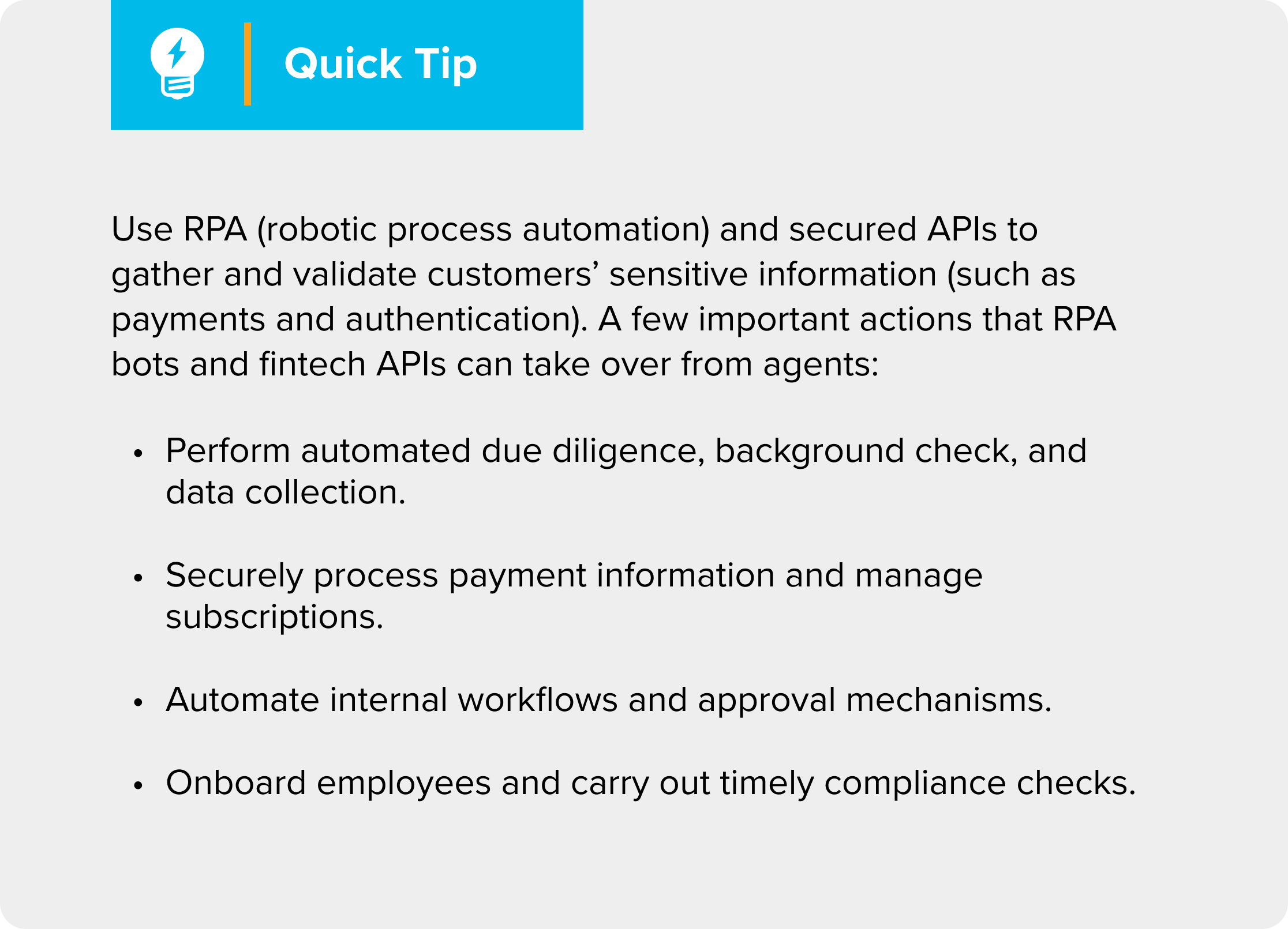 Quick tip RPA