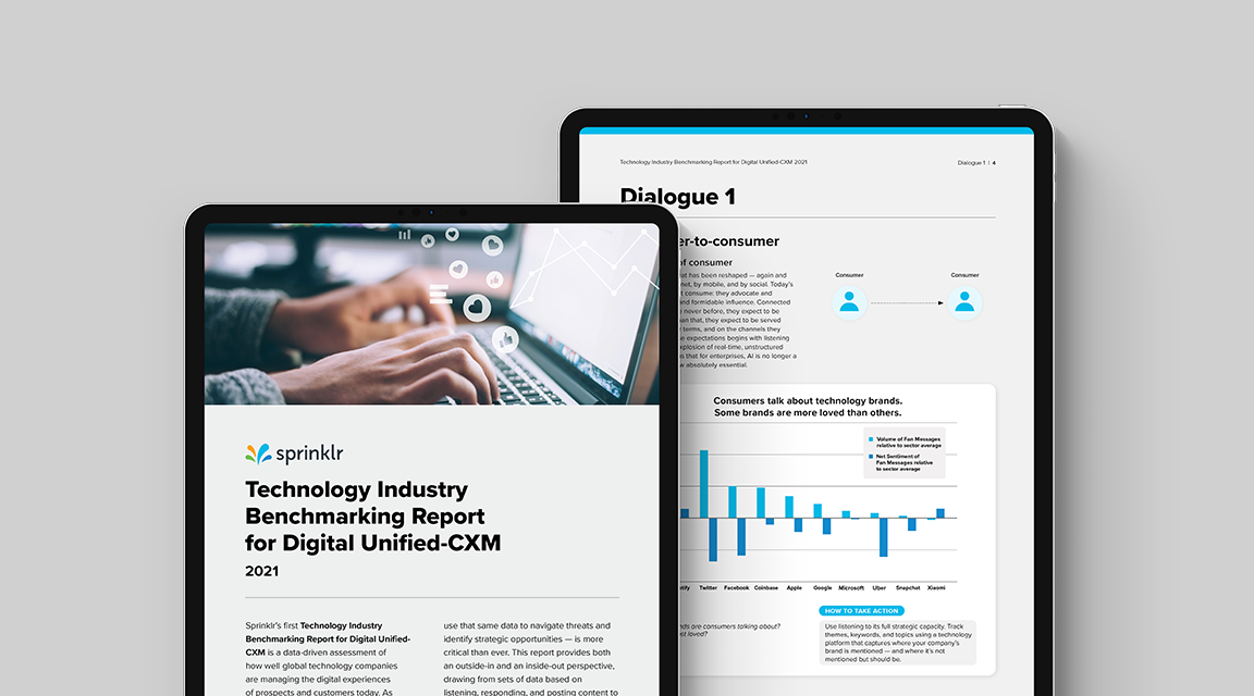 Technology industry benchmarking report for digital Unified-CXM