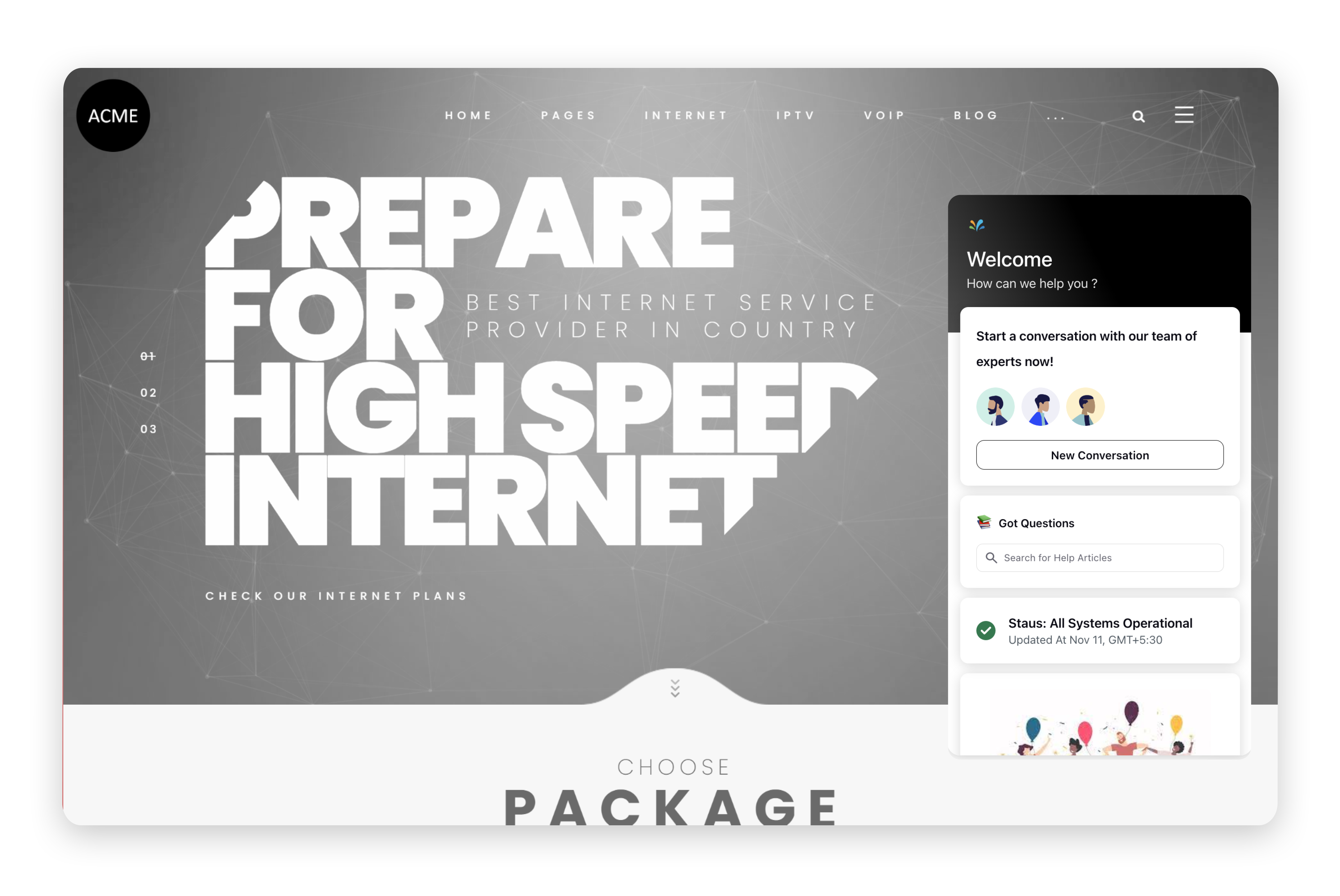Enhance the self-serve experience for customers on Live Chat
