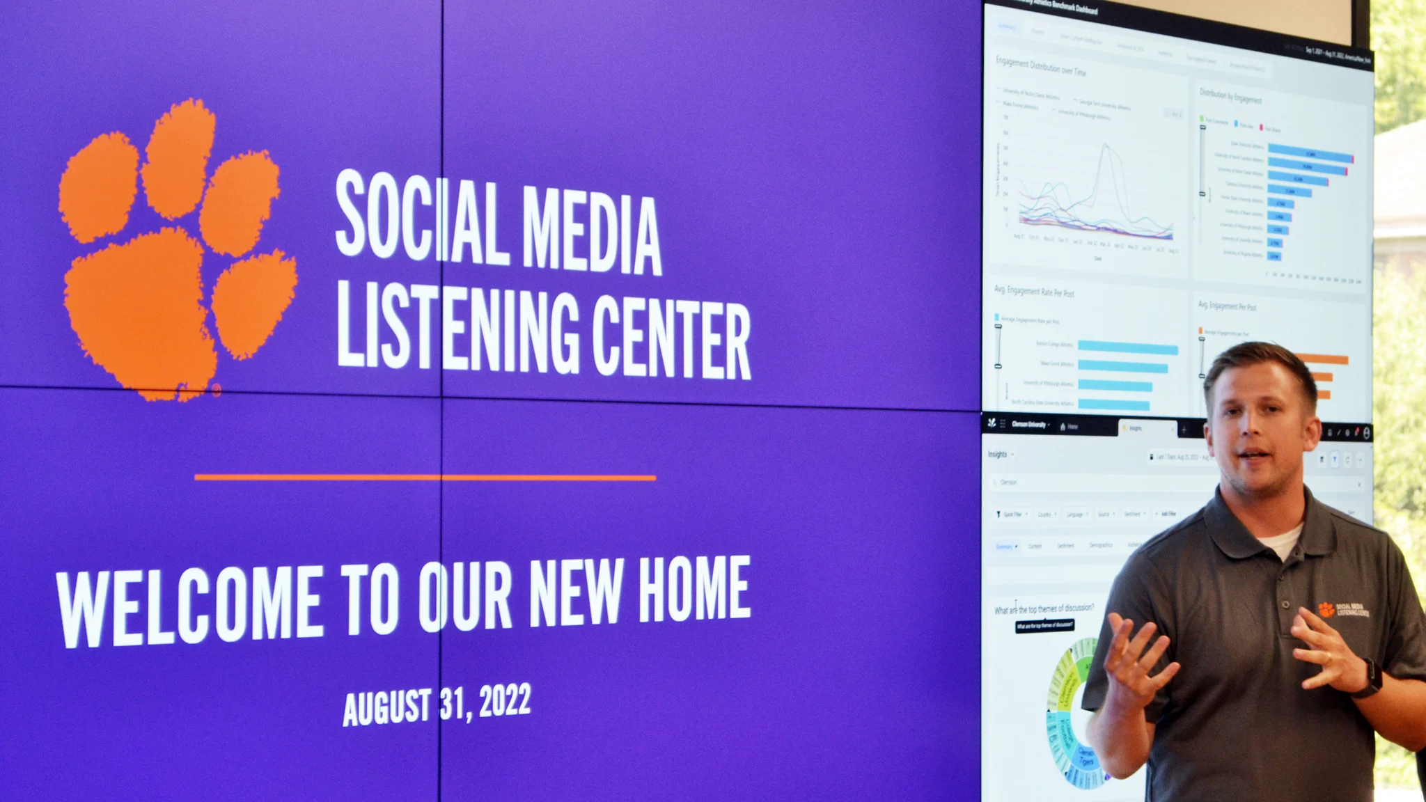 Social Media Listening Center at Clemson University  Customer Story - Hero Image