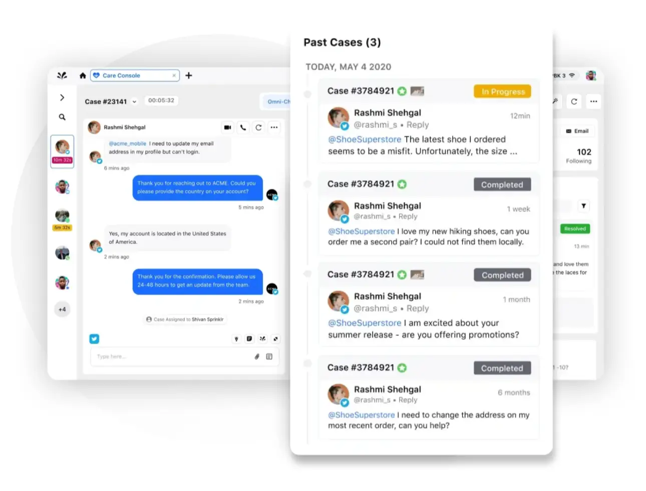 AI-powered contextual recommendation with Sprinklr agent assist software