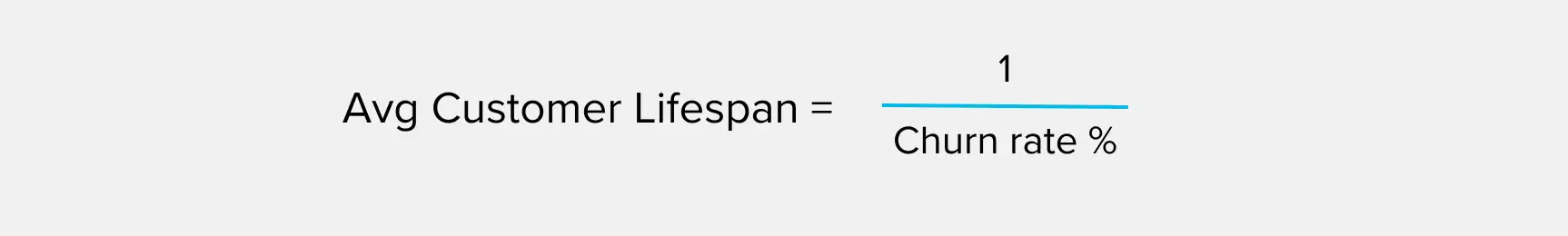 AVERAGE CUSTOMER LIFESPAN