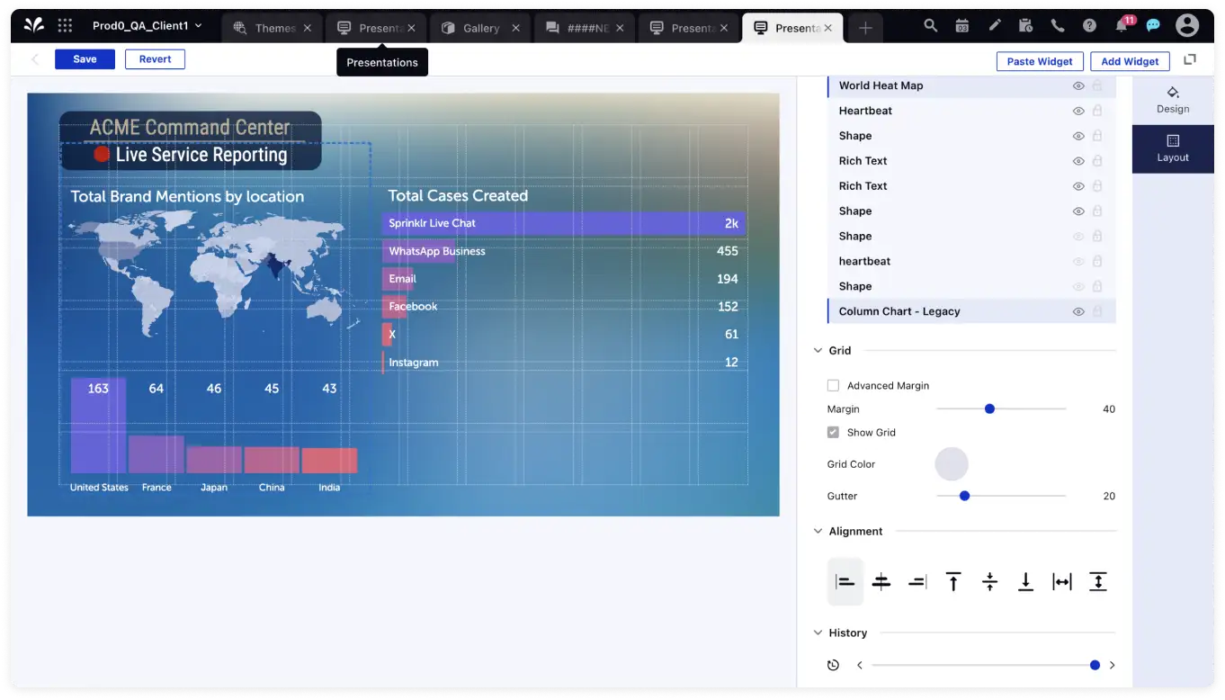 Sprinklr cross-feature