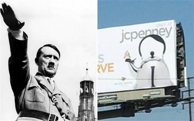 JCPenney's social media crisis management efforts on a billboard.