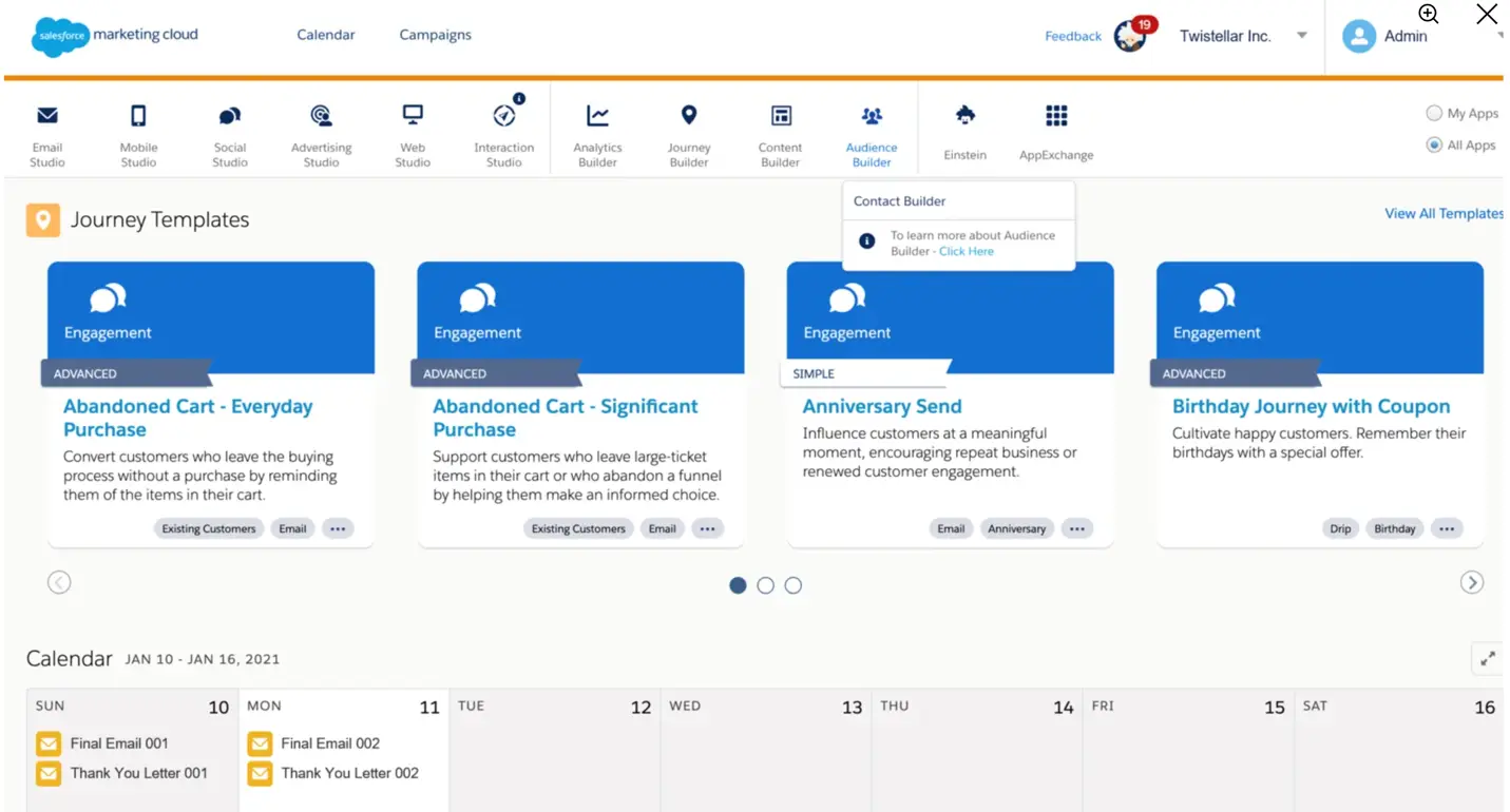 Salesforce Marketing Cloud Audience Studio