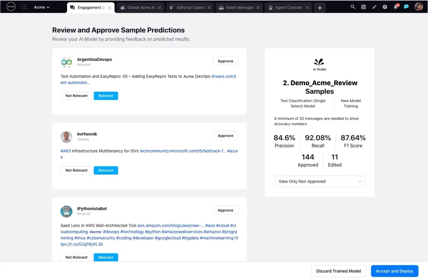 Sprinklr AI studio makes AI model customization easy