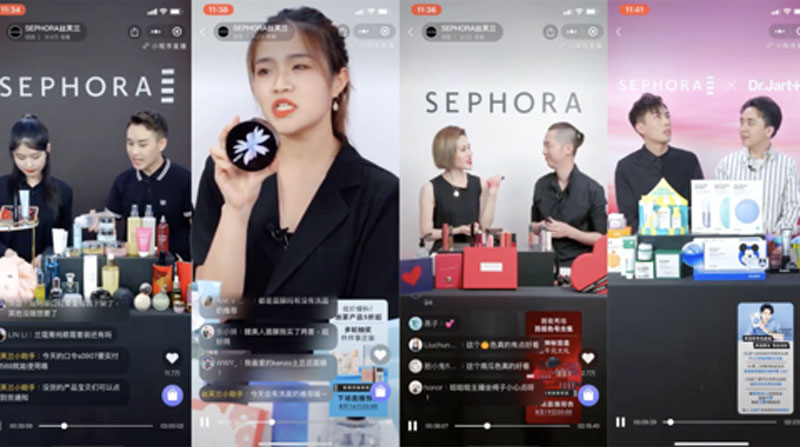 Sephora-s social media live sessions
