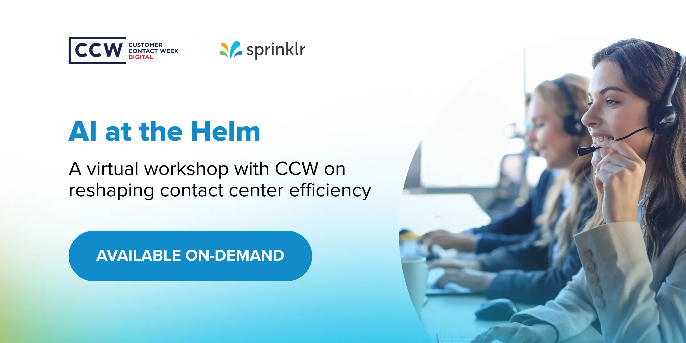 Event Hero Image - AI at the Helm: Reshaping Contact Center Efficiency