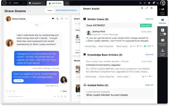 Visual of Sprinklr’s role-based access management functionality for assets 