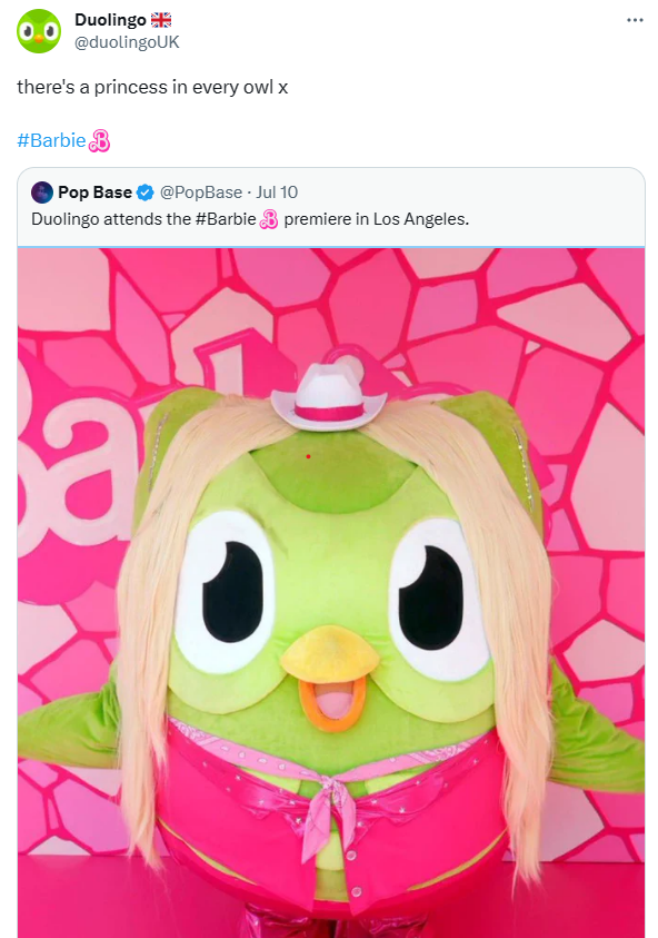 Duolingo staying on top of the latest trends to keep its audience hooked on social media
