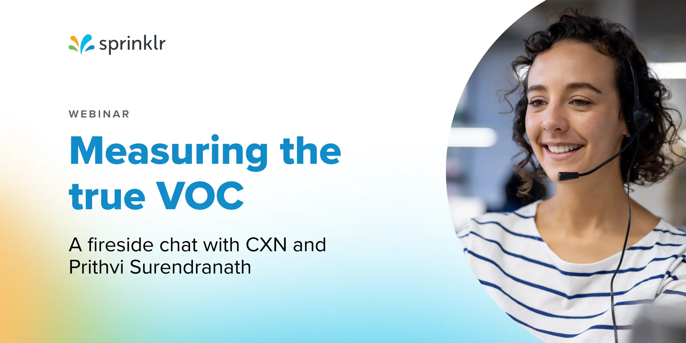 Event Hero Image - AI in CX: Measuring the true VOC with real time AI powered insights