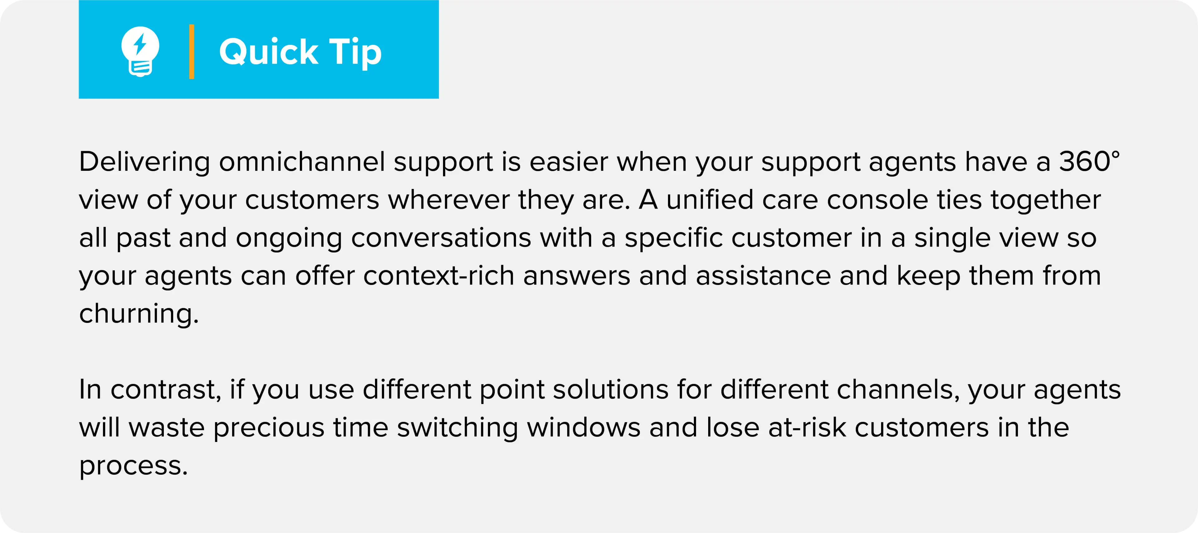 An image with a quick tip about IVR Deflection.