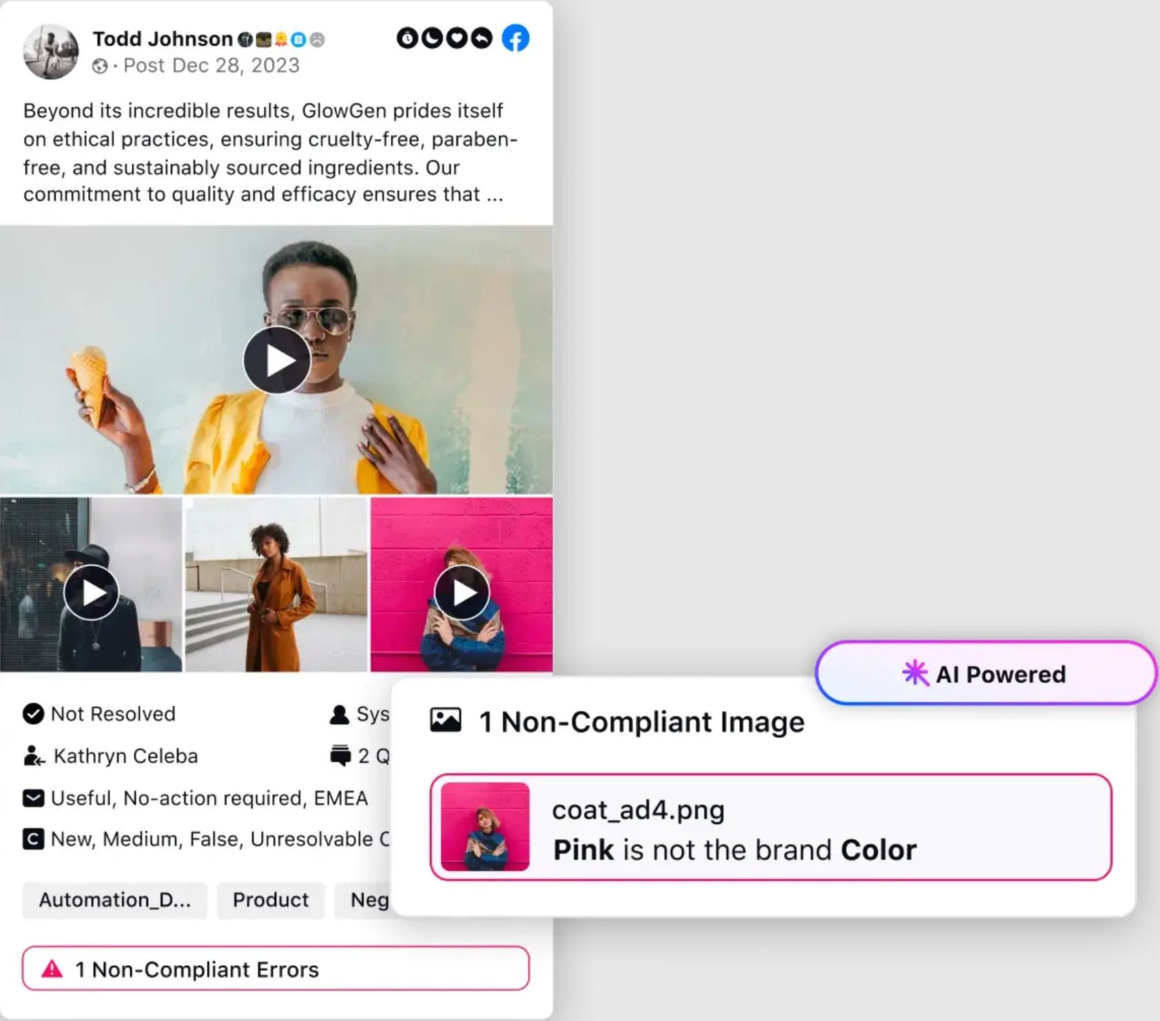 Sprinklr Social's Publishing worflow to ensure governance across social.