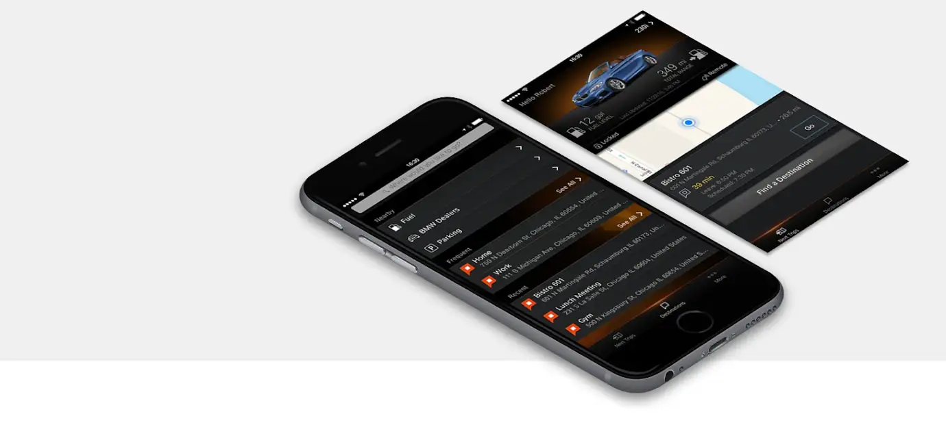 BMW’s My BMW app connects drivers and vehicles on a smartphone