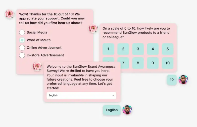 AI-powered conversational survey with Sprinklr Surveys