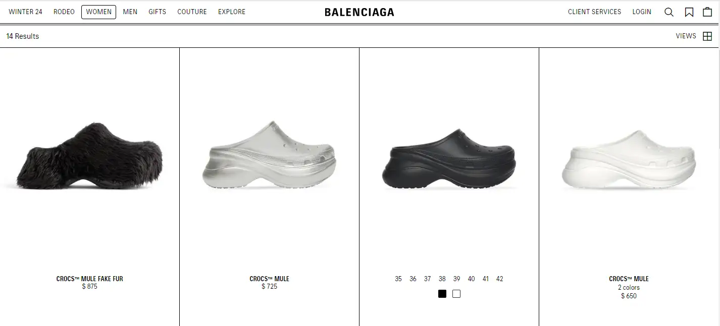 The innovative footwear that Balenciaga and Crocs came up with