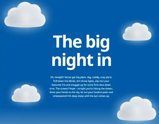 Title: Inserting image... - Description:  IKEA’s The Big Night In campaign used needs-based profiles to target customers who struggle with sleep quality