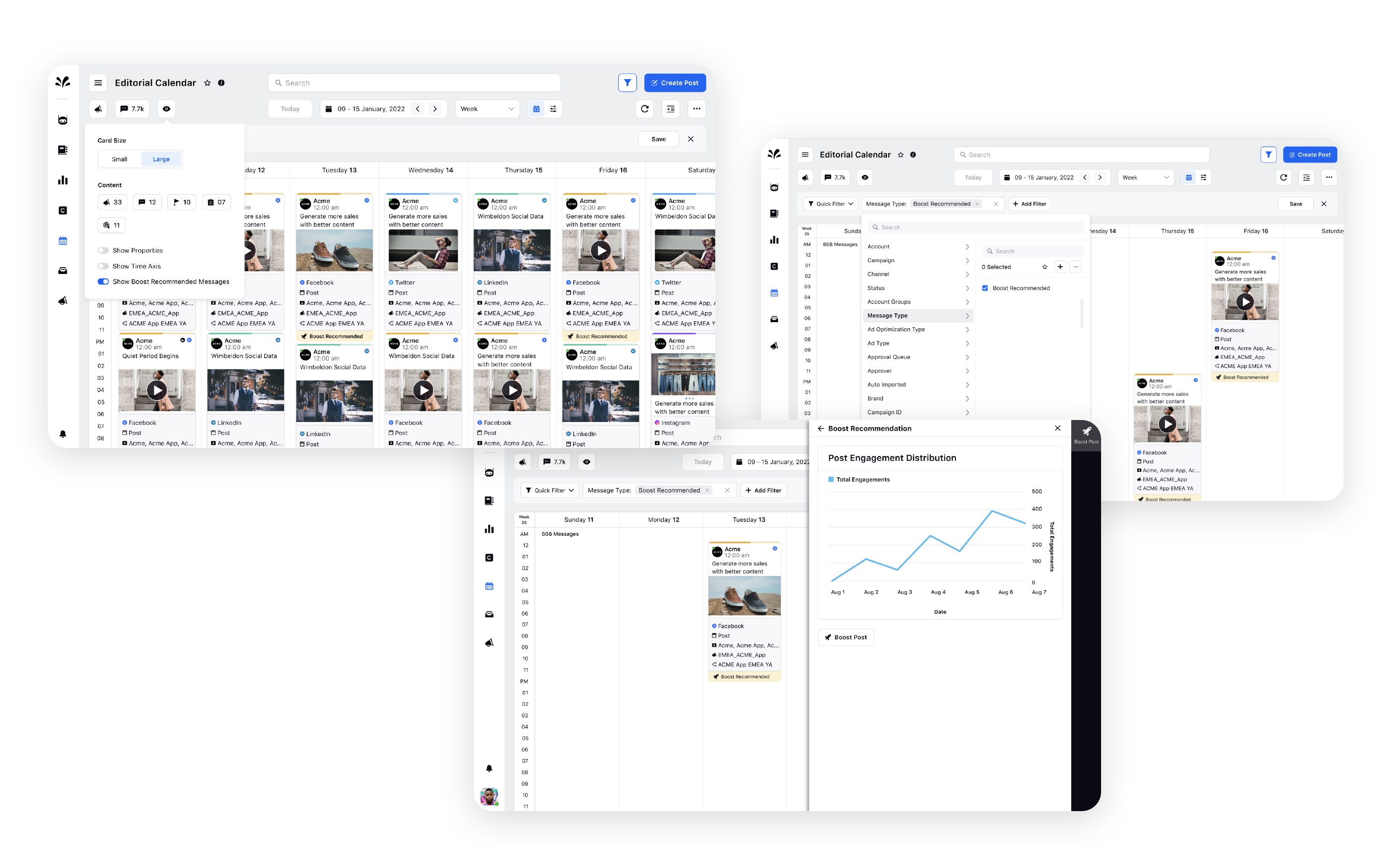 Organic Boosting Recommendations