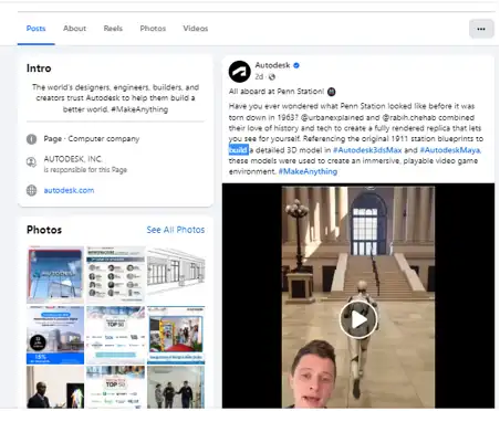 Title: Inserting image... - Description: Social post of a 3D recreation of New York's original Penn Station