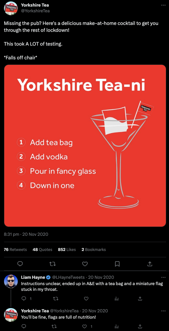 Yorkshire Tea - community management strategy