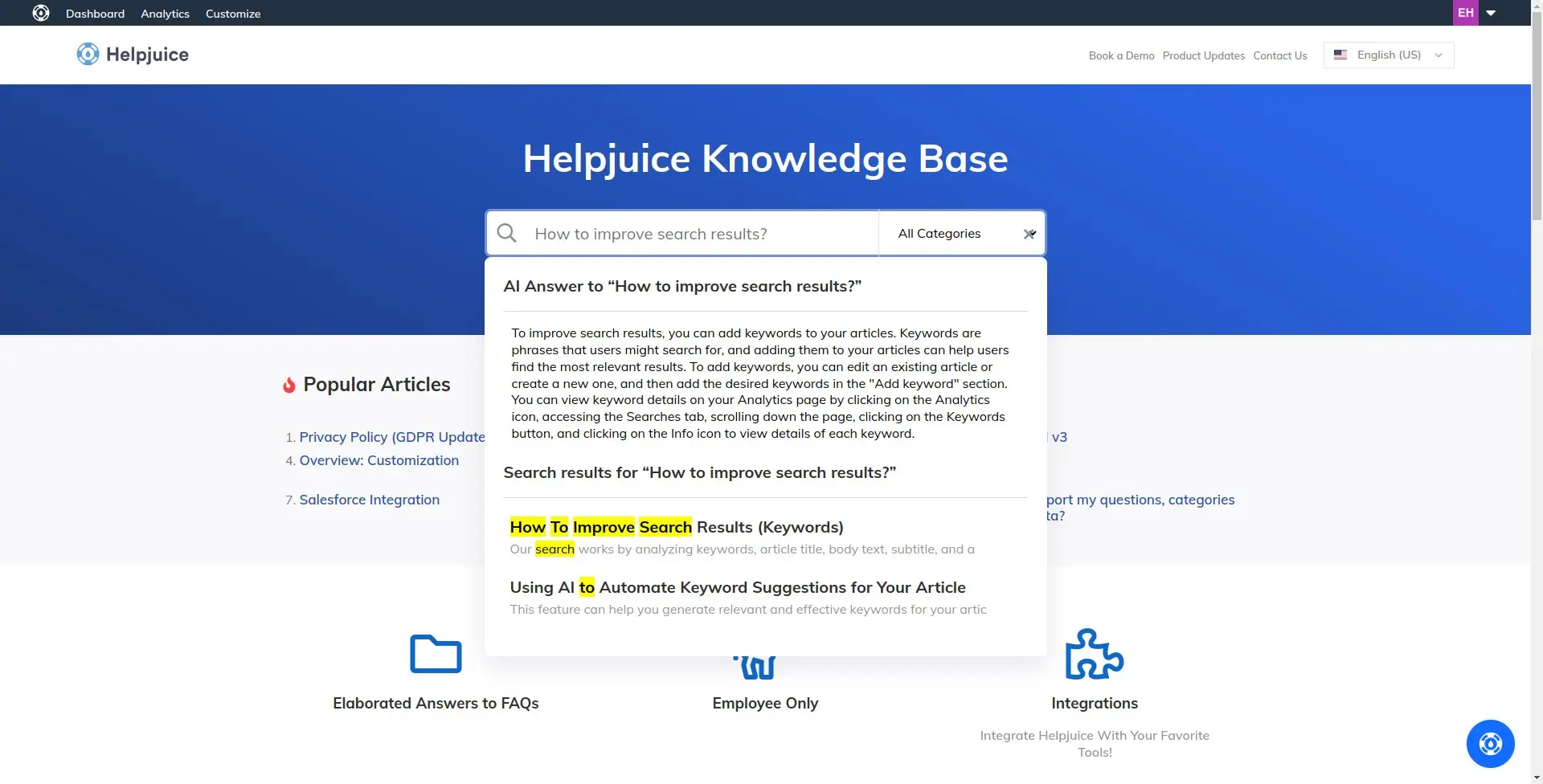 Helpjuice knowledge base