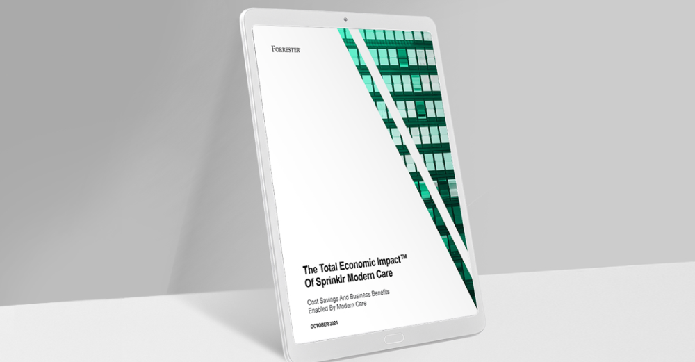 New independent study finds customer service organizations can achieve up to 210% ROI with Sprinklr Modern Care