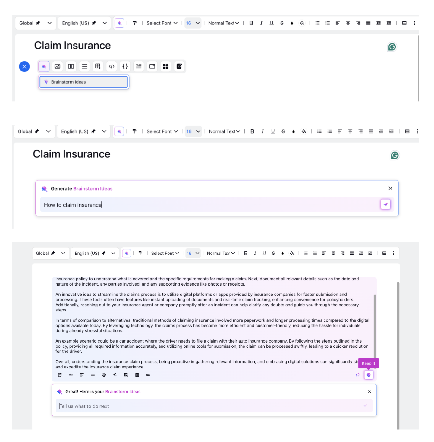 Generating knowledge base articles using Sprinklr AI+