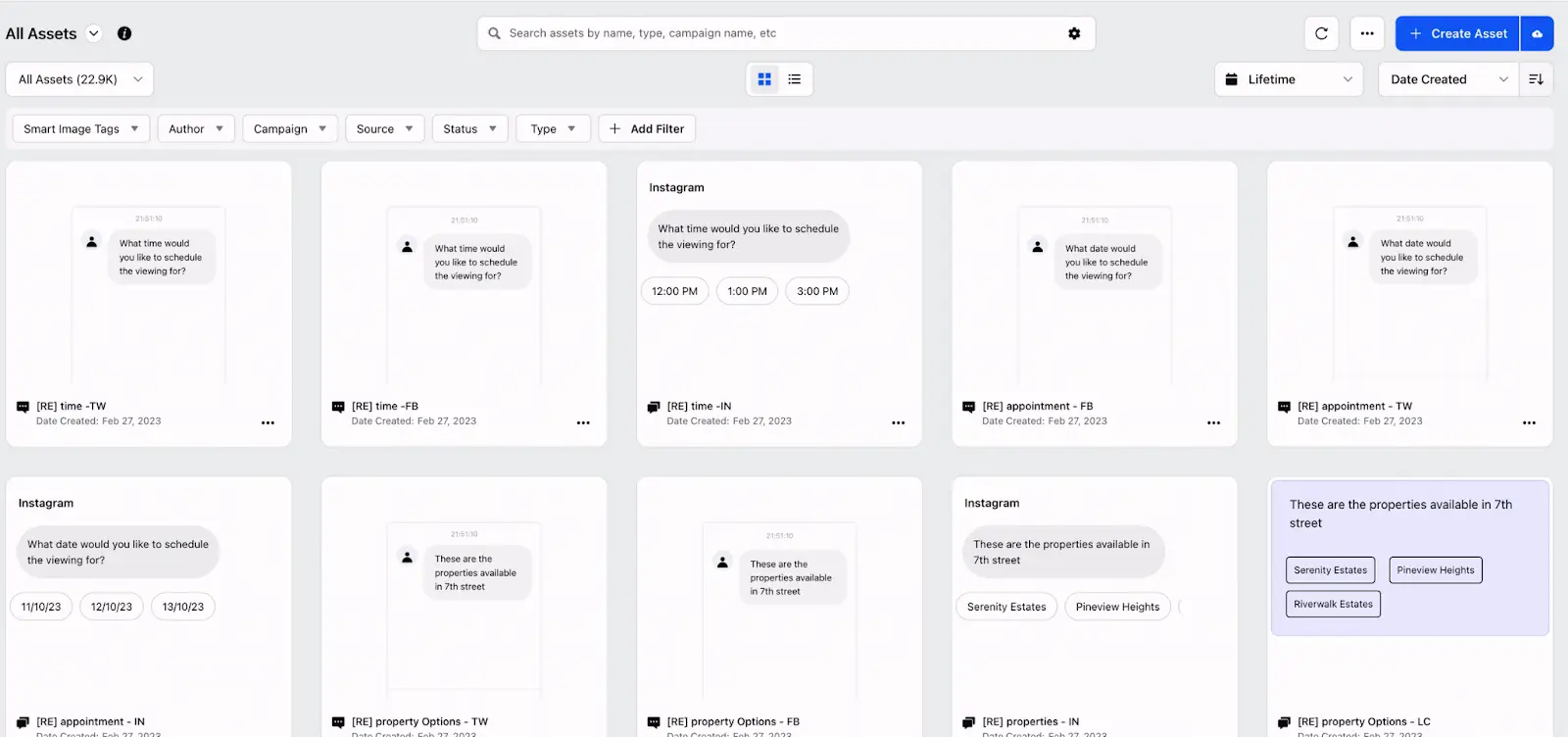 Sprinklr Asset Manager allows global teams to manage digital content in one organized, searchable and scalable workspace.