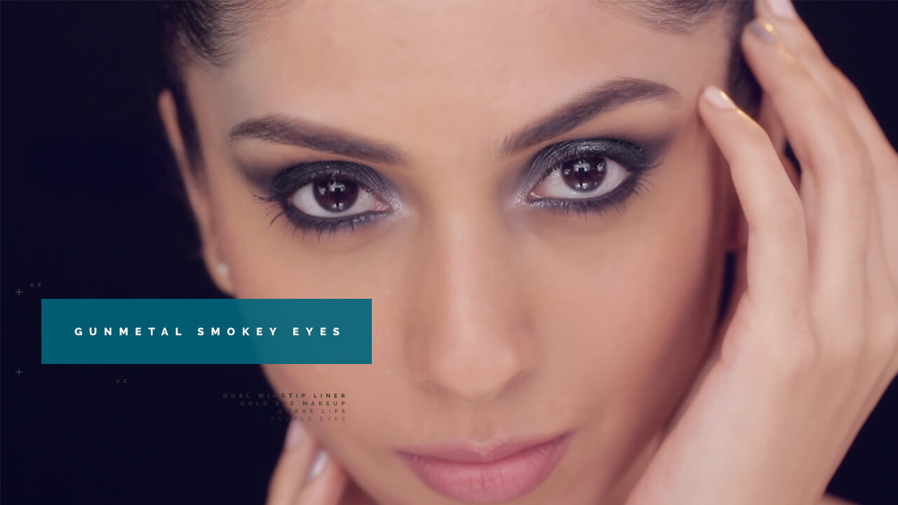 Gunmetal Smokey Eyes