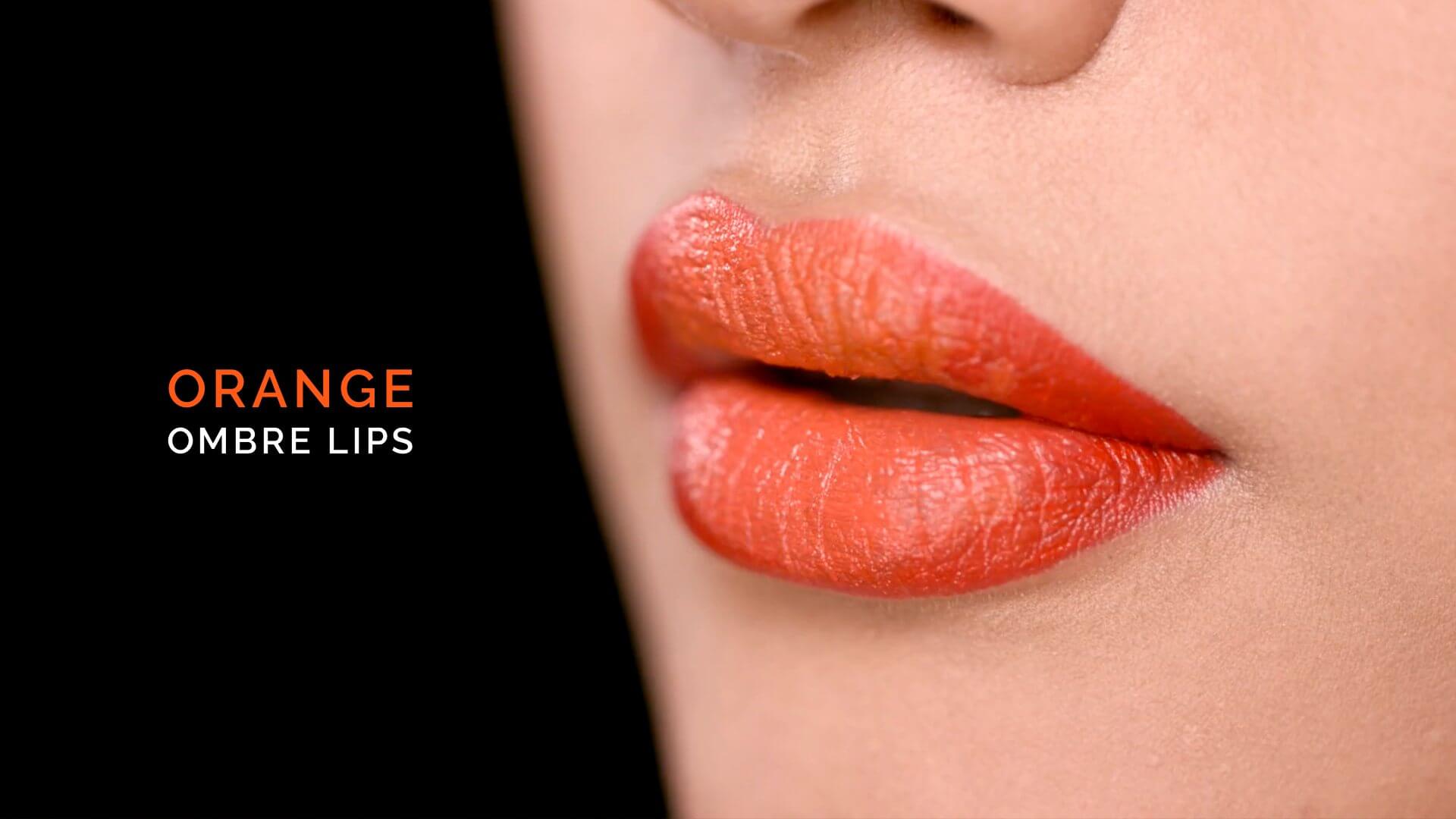 Orange Ombre Lip