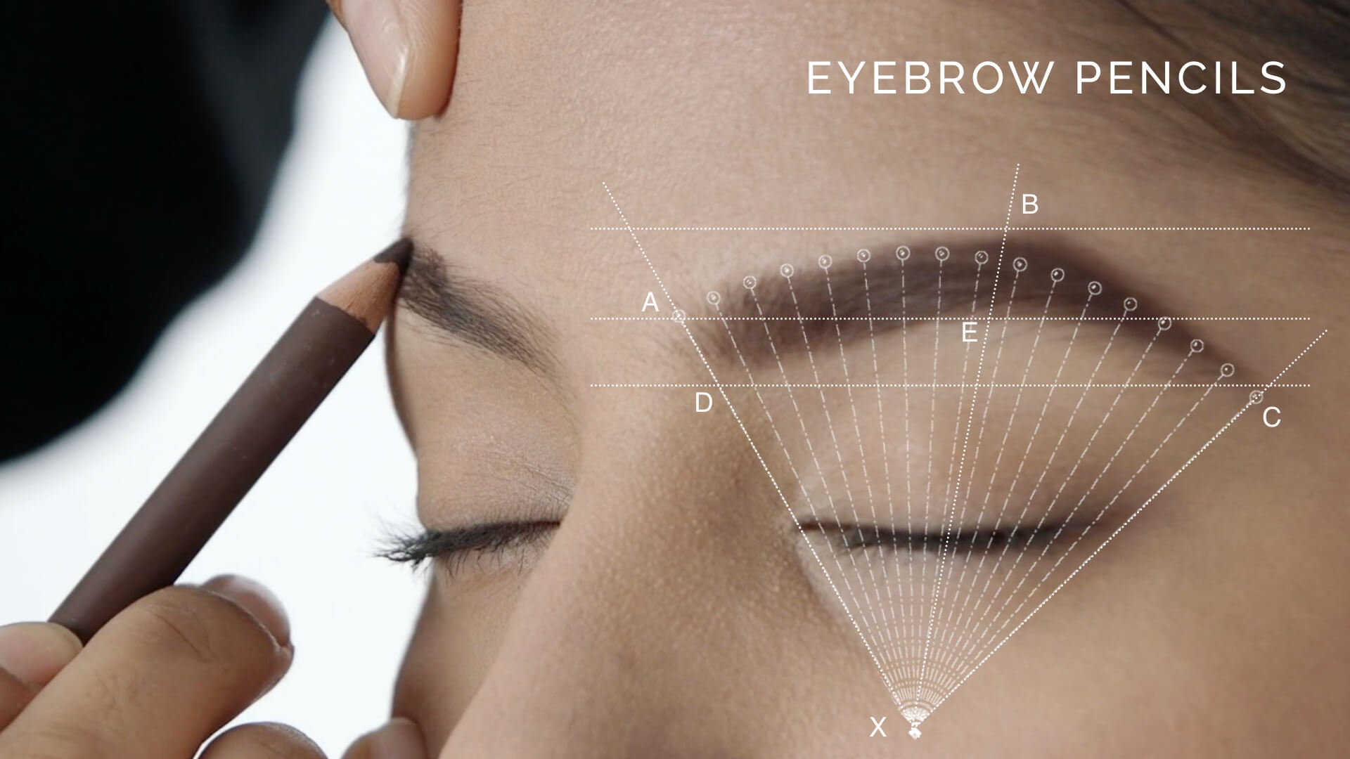 Eyebrow Pencil Application