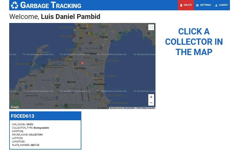Real-Time Garbage Vehicle Tracking and Monitoring System — Web Development project by YenkoDev