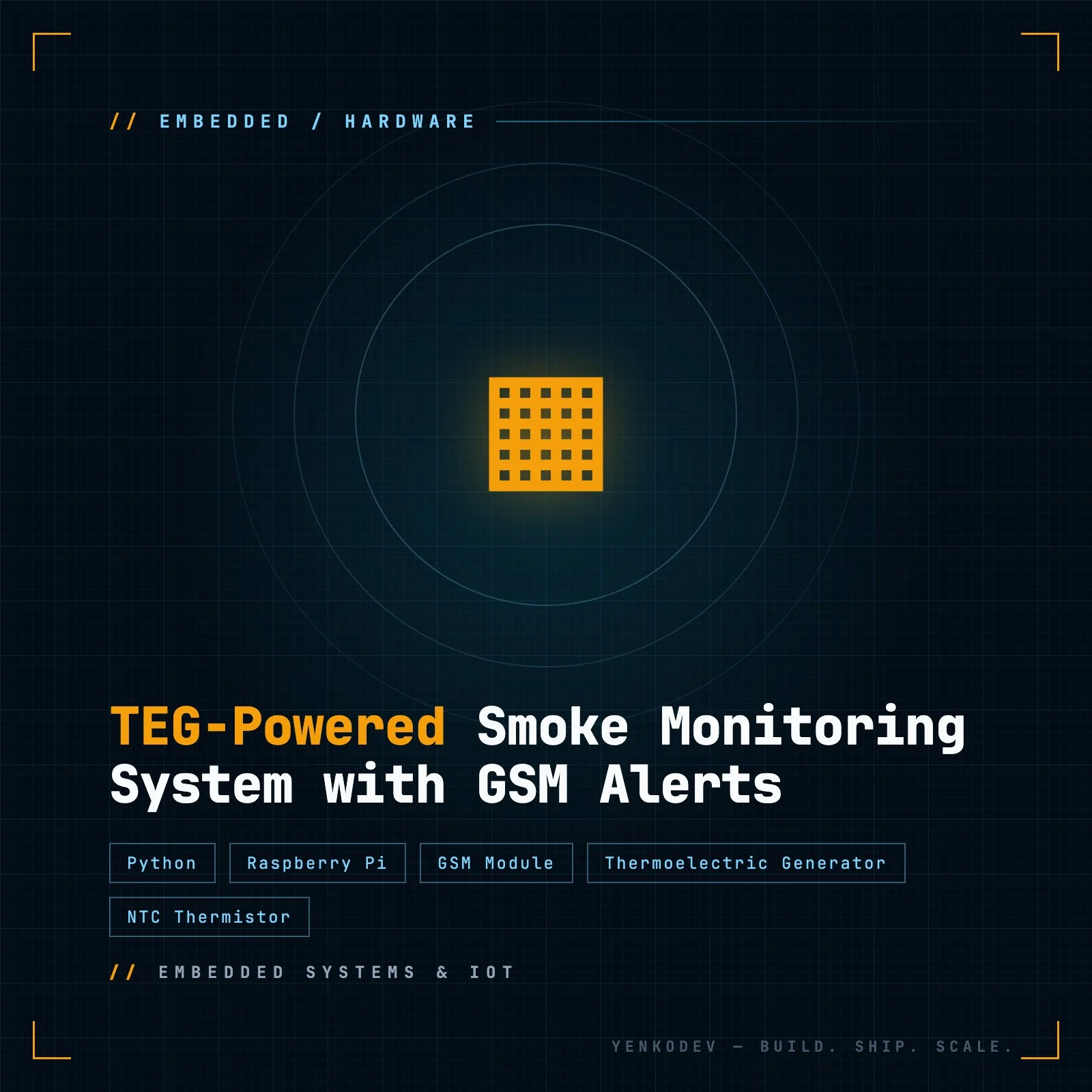 TEG-Powered Smoke Monitoring System with GSM Alerts