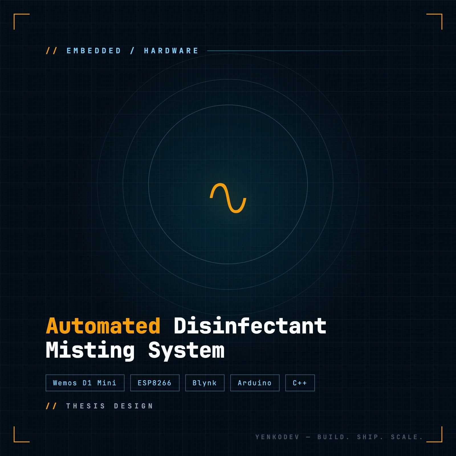 Automated Disinfectant Misting System