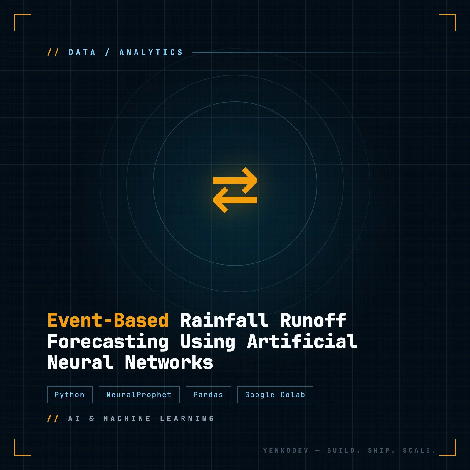 Event-Based Rainfall Runoff Forecasting Using Artificial Neural Networks
