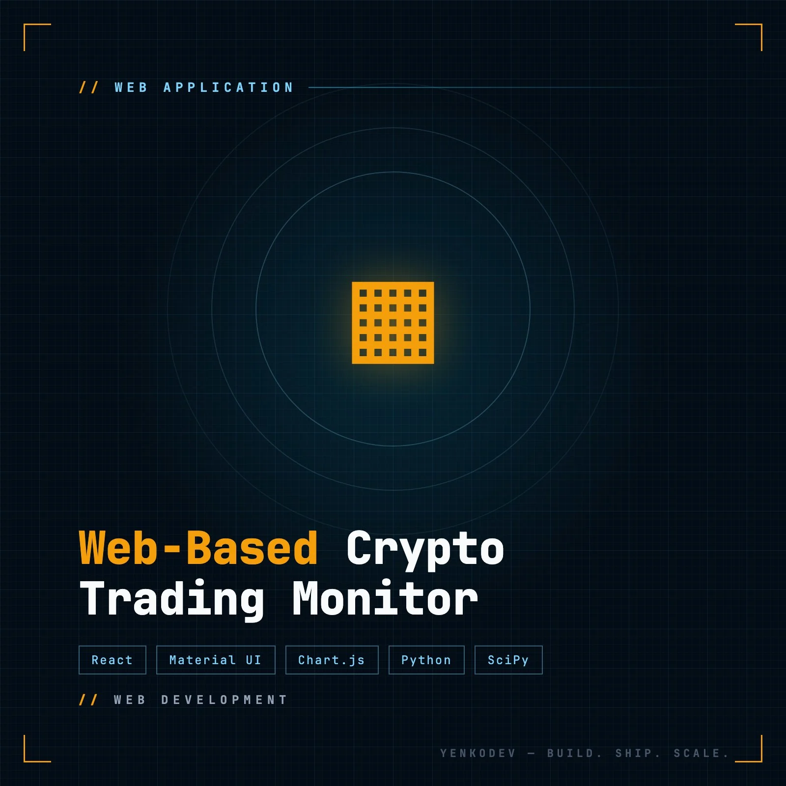 Web-Based Crypto Trading Monitor