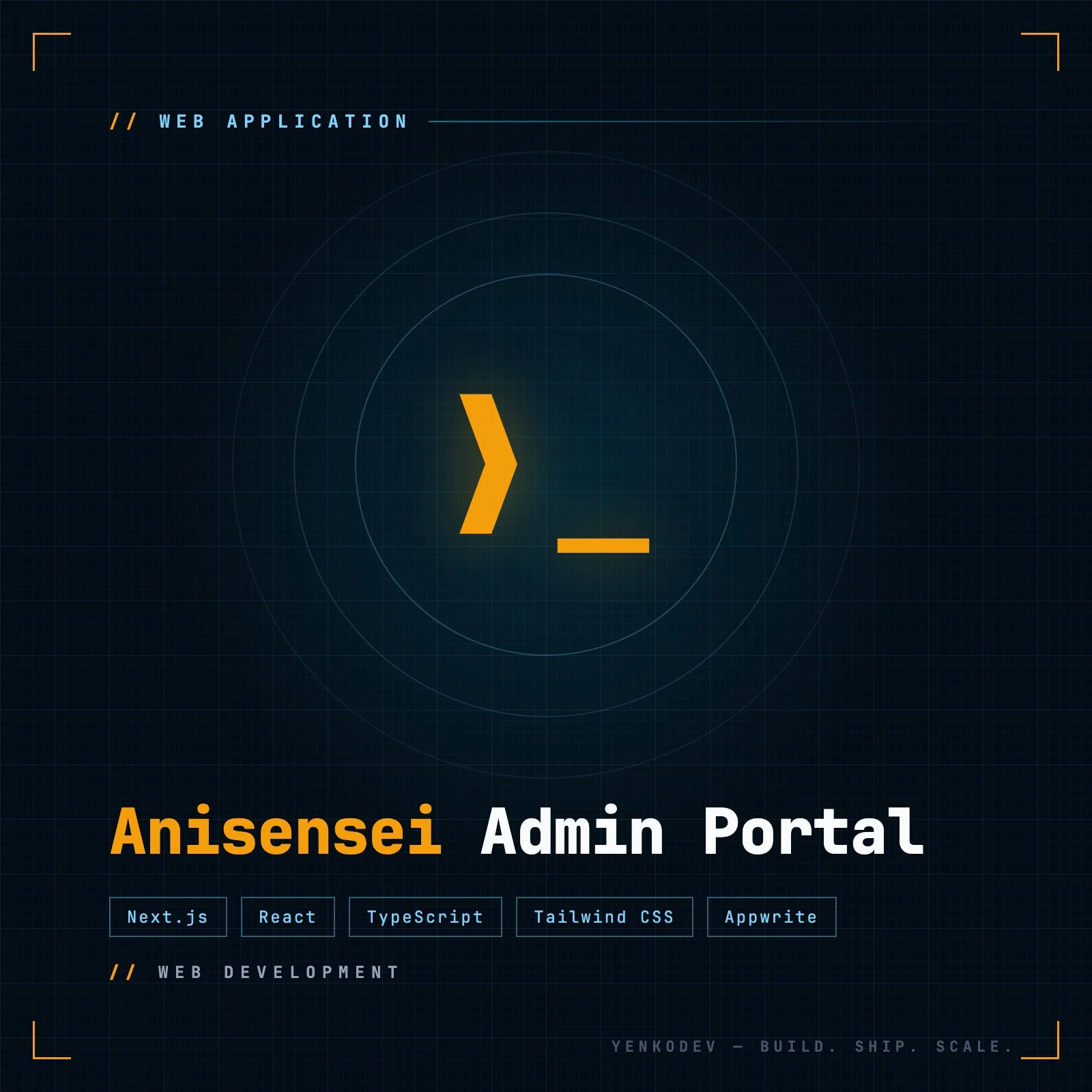 Anisensei Admin Portal