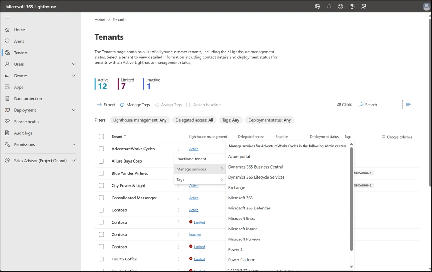 Microsoft Lighthouse GDAP Configuration