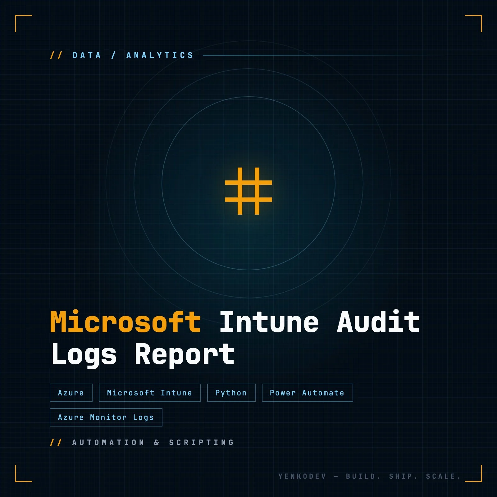 Microsoft Intune Audit Logs Report