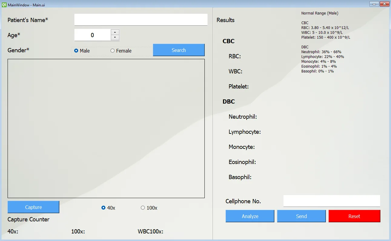 CBC And DBC Counter Using Image Processing