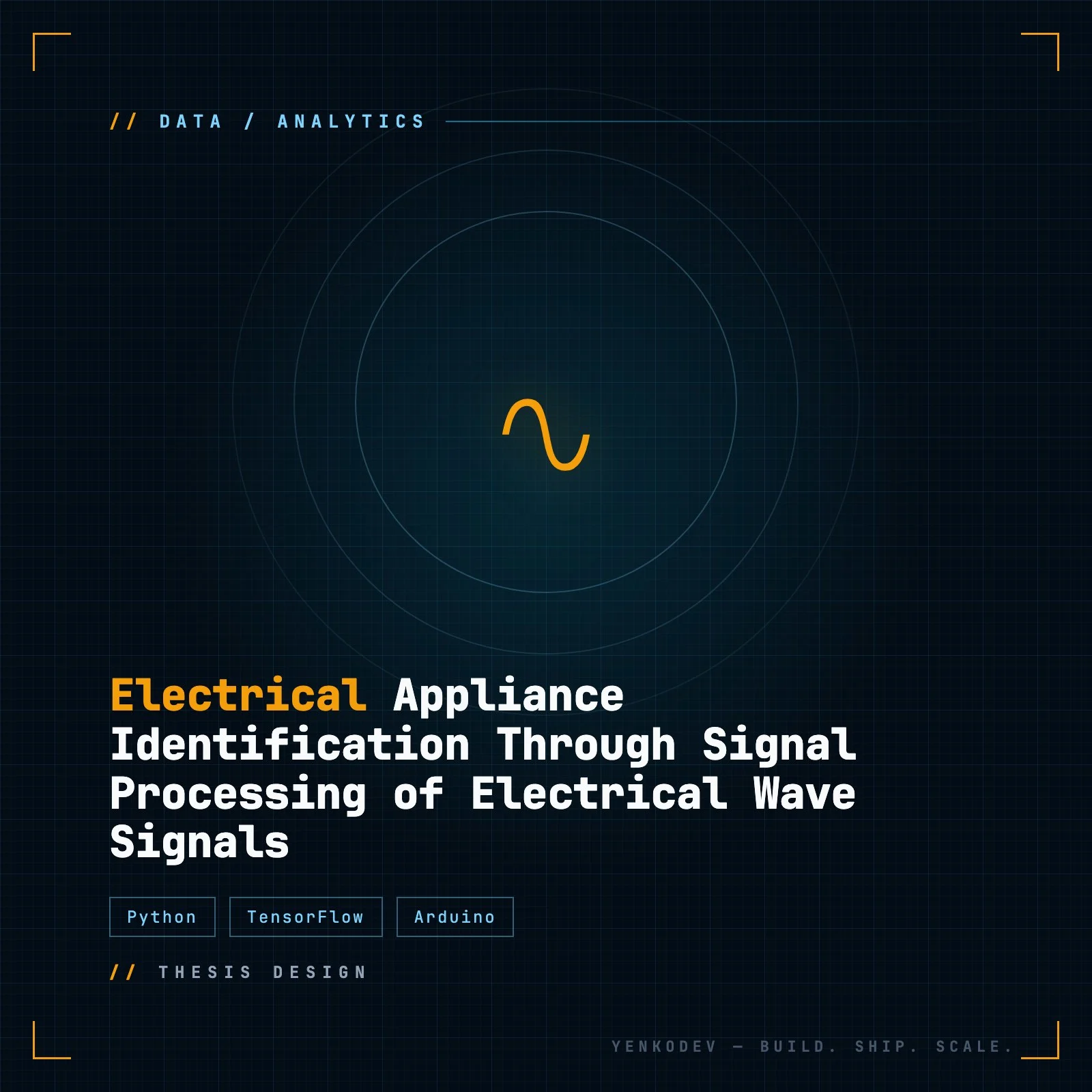 Electrical Appliance Identification Through Signal Processing of Electrical Wave Signals