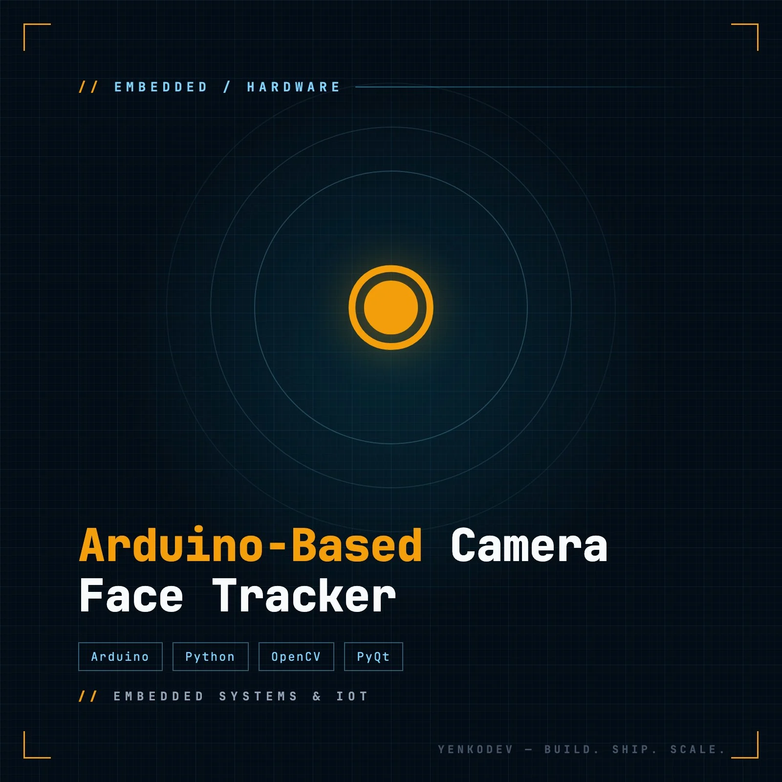 Arduino-Based Camera Face Tracker