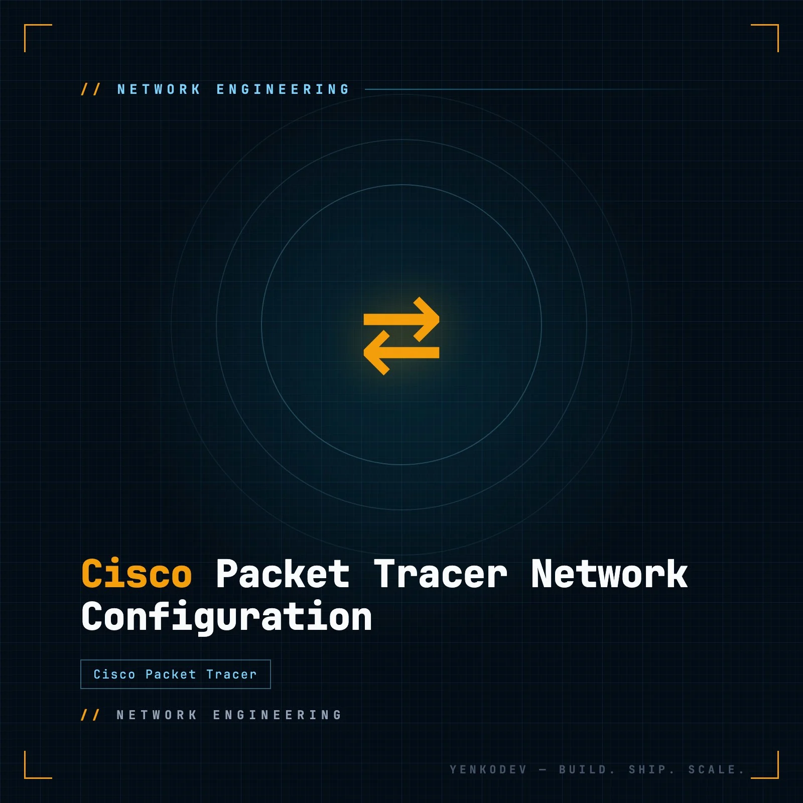 Cisco Packet Tracer Network Configuration