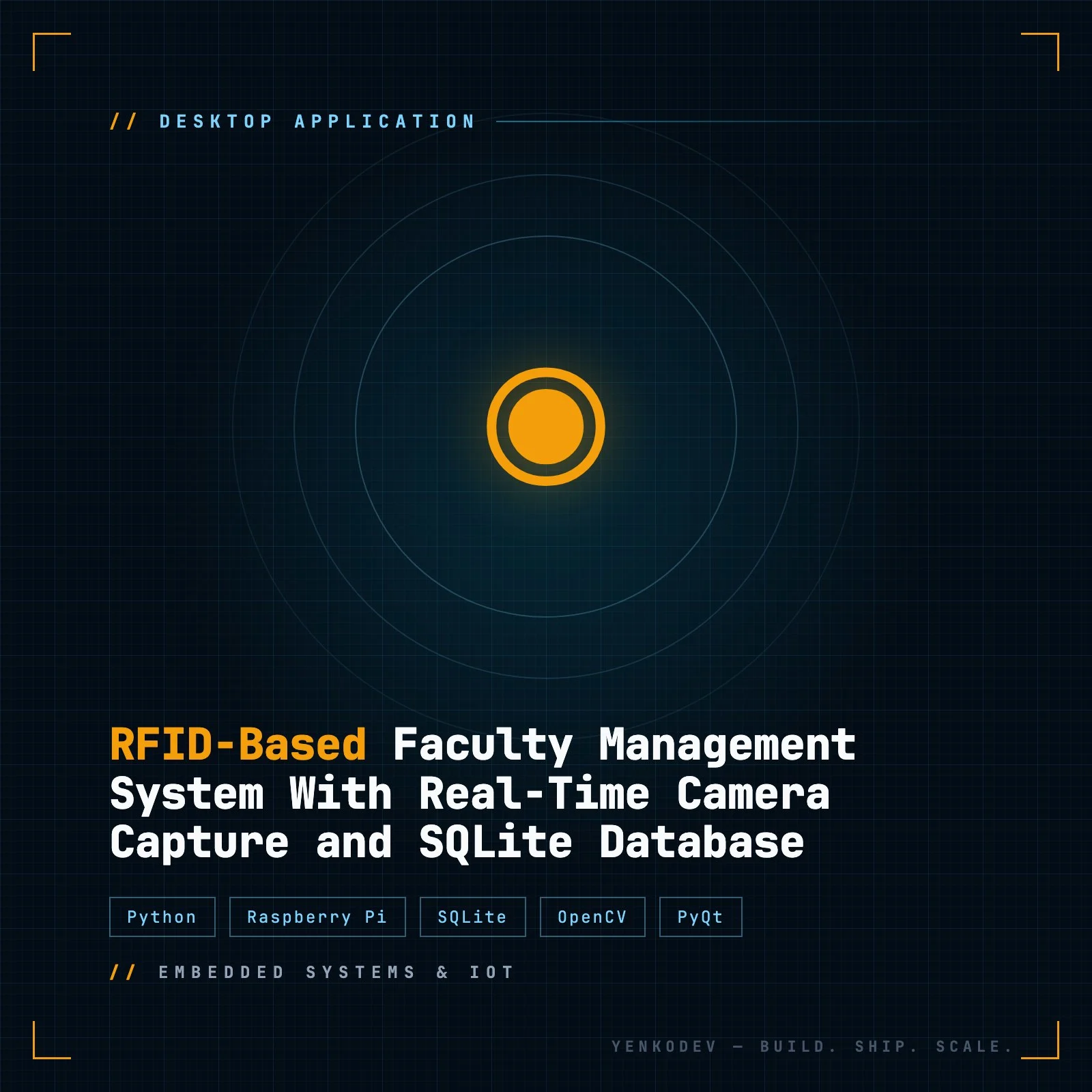 RFID-Based Faculty Management System With Real-Time Camera Capture and SQLite Database